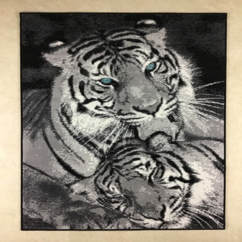 Tiger and Cub Grey