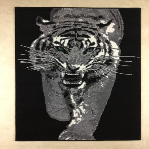 Tiger full body Grey