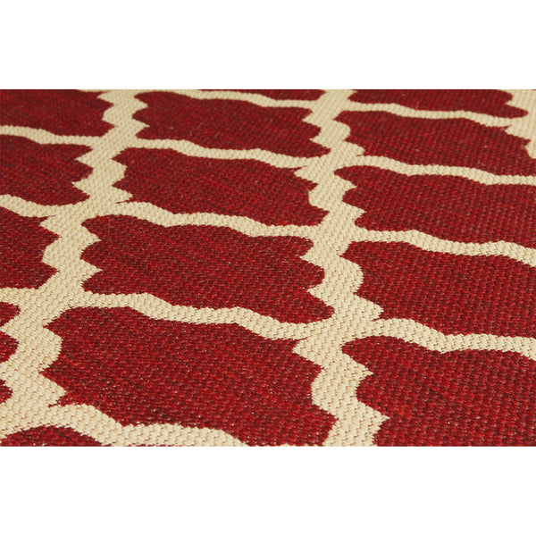 Flatweave Moda Trellis in Red