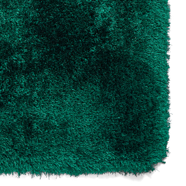 Montana Shaggy Rug in Jewel Green