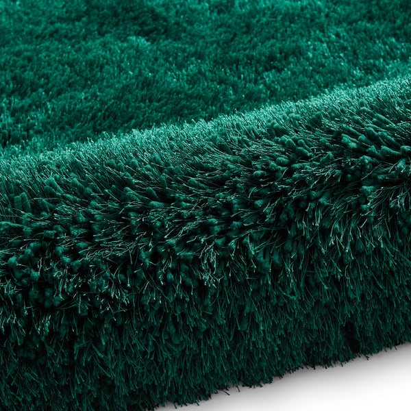 Montana Shaggy Rug in Jewel Green