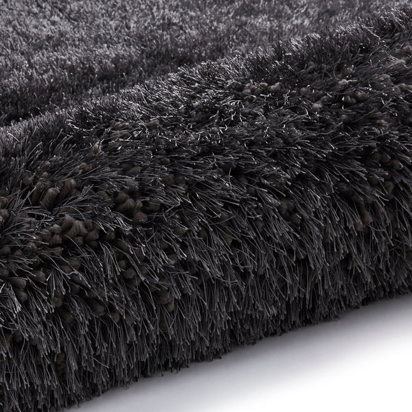 Montana Shaggy Rug in Dark Grey
