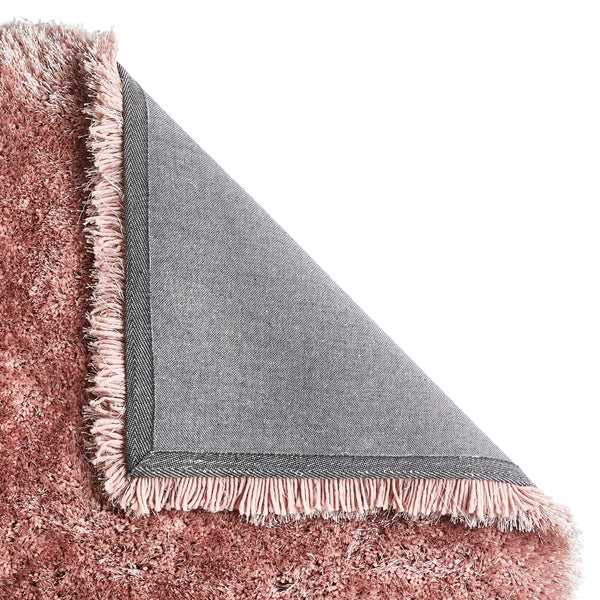 Montana Shaggy Rug in Rose