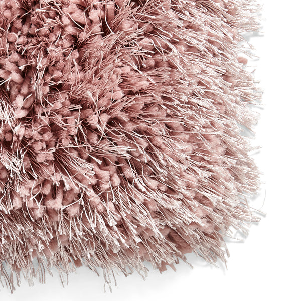 Montana Shaggy Rug in Rose