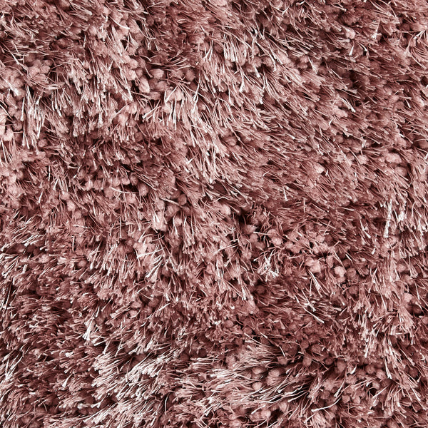 Montana Shaggy Rug in Rose