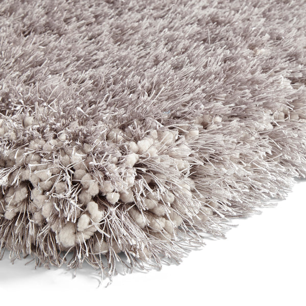 Montana Shaggy Rug in Silver